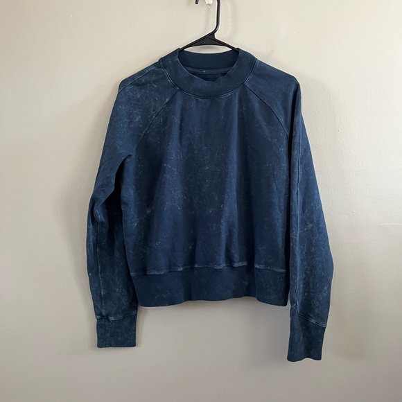 Lululemon Ready to Roll Crew *Dye Acid Rubber Dye True Navy - Picture 12 of 12